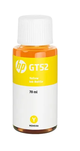 HP GT52 70ml Yellow Ink Bottle for Printers - Printers